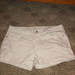 White shorts (never worn)
